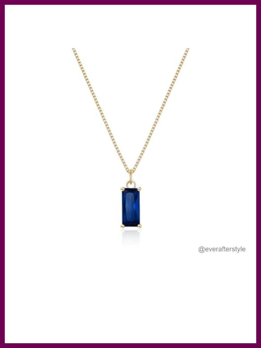 Ever Faith Sterling Silver Birthstone Pendant Necklace Choker